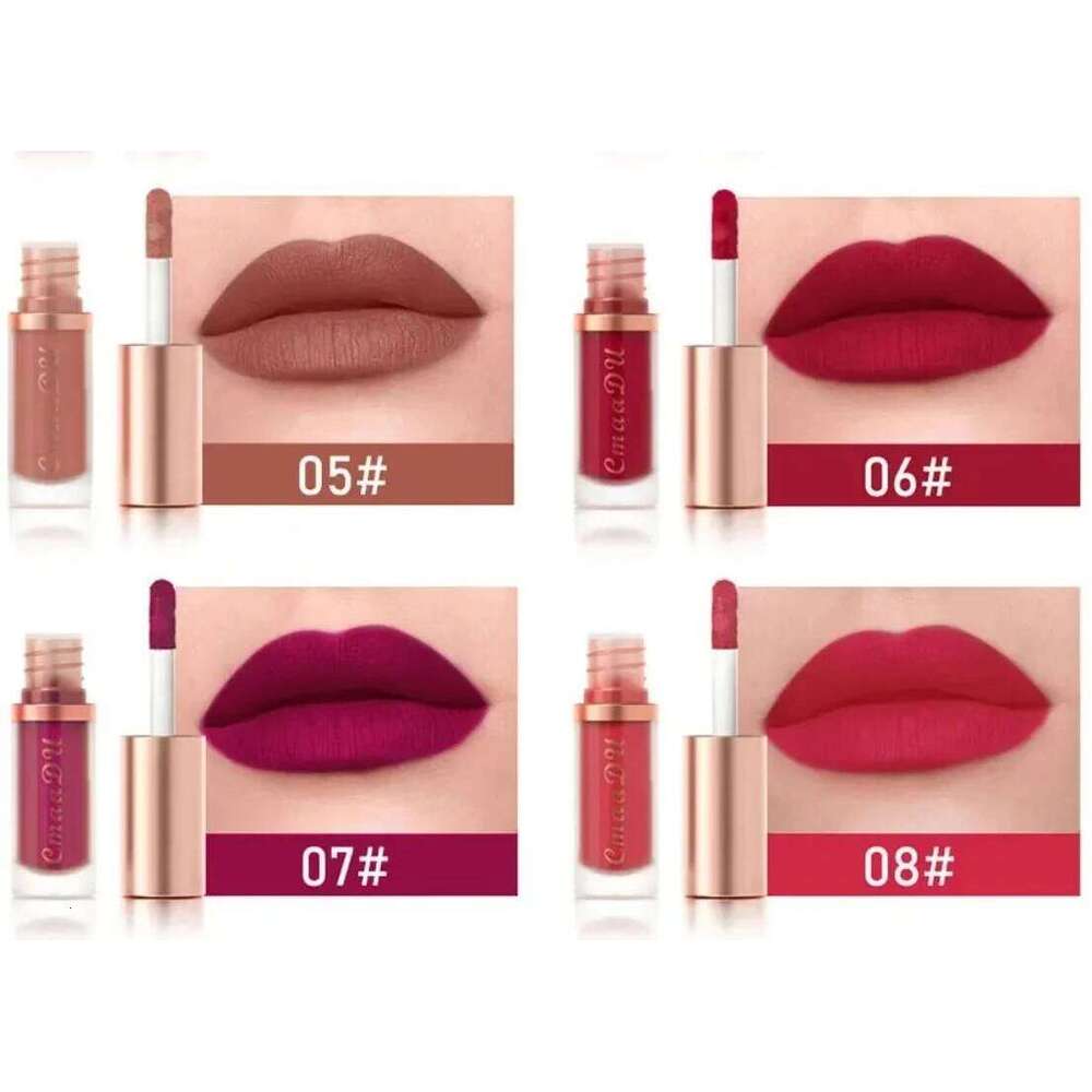 CmaaDu 12Color Long-Lasting Sense Color Makeup Waterproof Lipsticks Matte Velvet Lip Gloss H260302