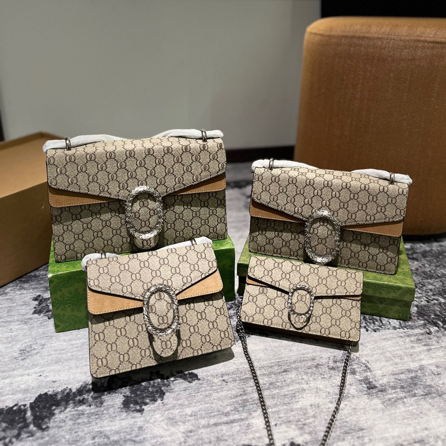 10A designer bag Shoulder bag Luxury bag Crossbody bag Ophidia Underarm Bag banquet bag high quality bag Purse Leather and makeup bag marmont dionysus Hobo bag