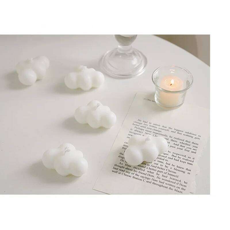 Cloud Shaped Home Decorative Items Scented Handmade Birthday Candles Gifts Christmas Decorations W260303