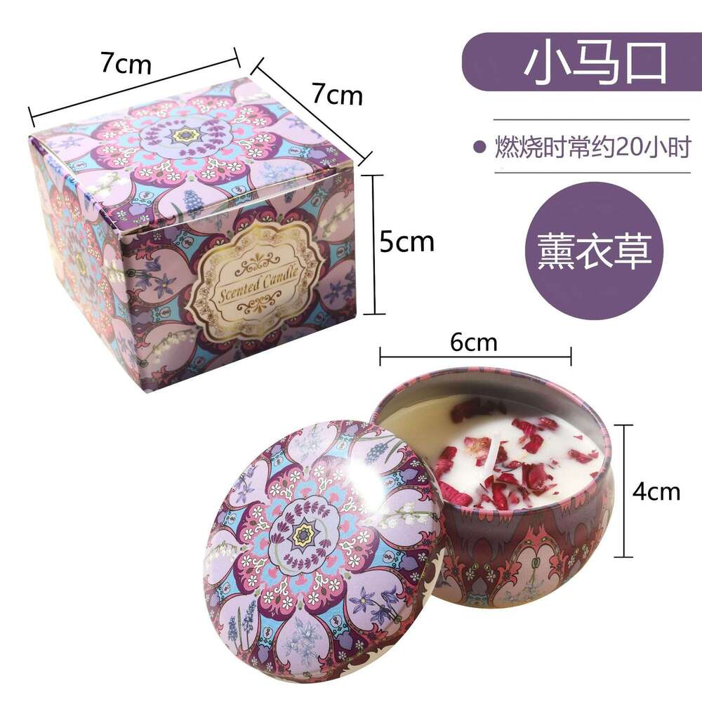 Cross-Border Plant Soy Wax Dried Flower Wedding Favor Birthday Gift Floral Fragrance Aromatherapy Candle W260303