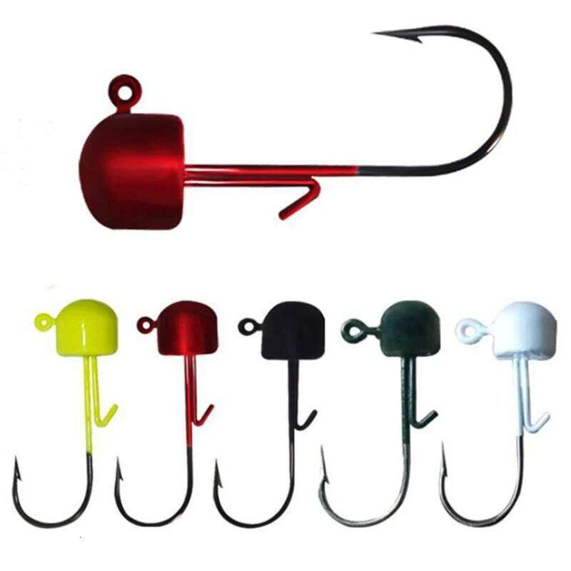 DYGYGYFZ 2pcs/set Tungsten Steel Ned Rig Hooks 1.6g - 18g Floating Soft Lure Fishing Group Sinker Tackle Pike Bass Jig Head Z260228