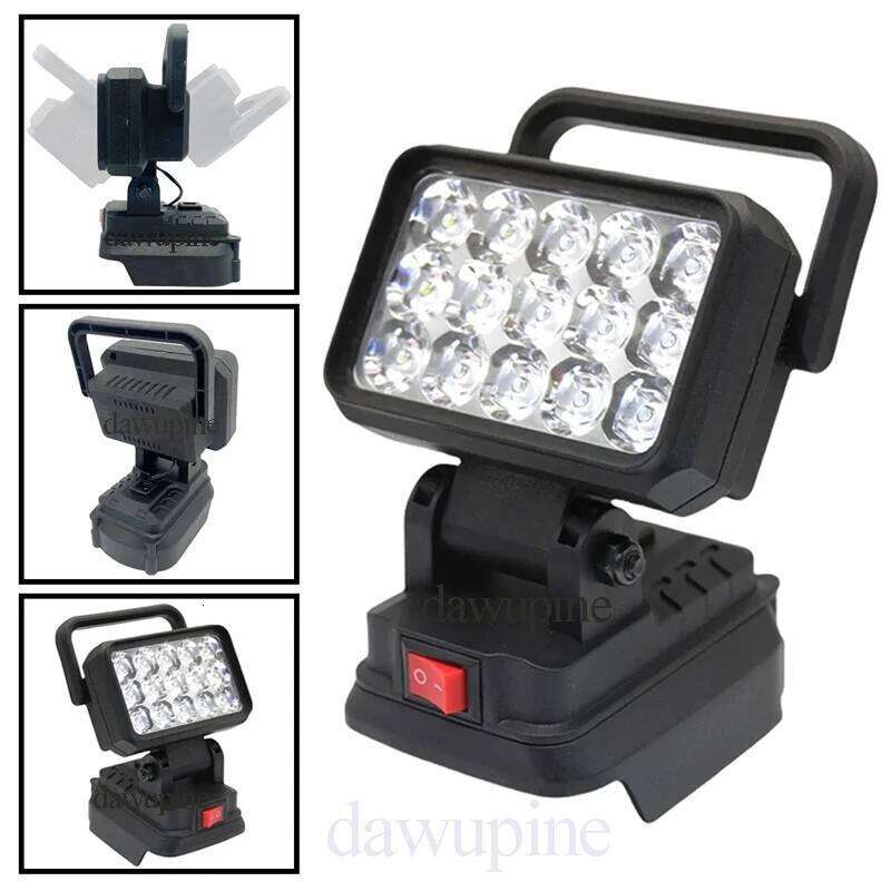 Power Tool Accessories For Makita 18V Li-ion Battery 15 Beads LED Working Light Emergency Lamp Flashlight Torch Spotlight BL1830 S260302