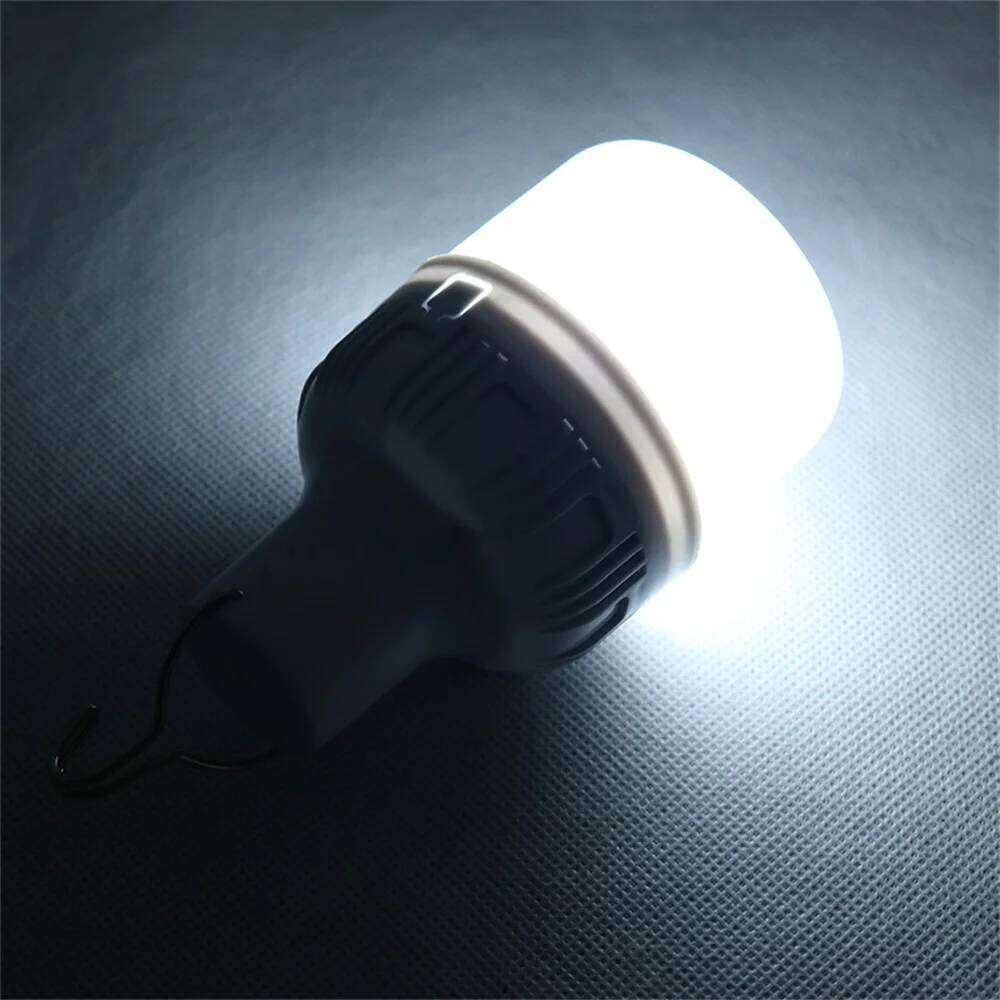 Super bright camping light, Rechargeable LED flashlight Outdoor lantern portable hook With 5 lighting modes S260302