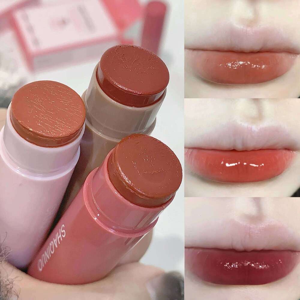 3pcs Moisturizing Lipstick Set Hydrating Tinted Balm Soft Tender Lip Dryness Improvement Plumping And Smooth Variety H260302