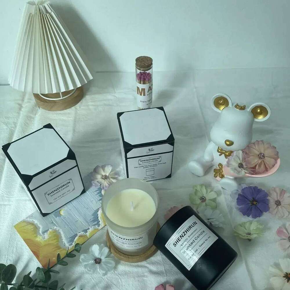 Nordic Style Ins Aromatherapy Mini Fragrance Candles Home Indoor Desktop Decoration Soy Wax Smoke-free Souvenirs W260303