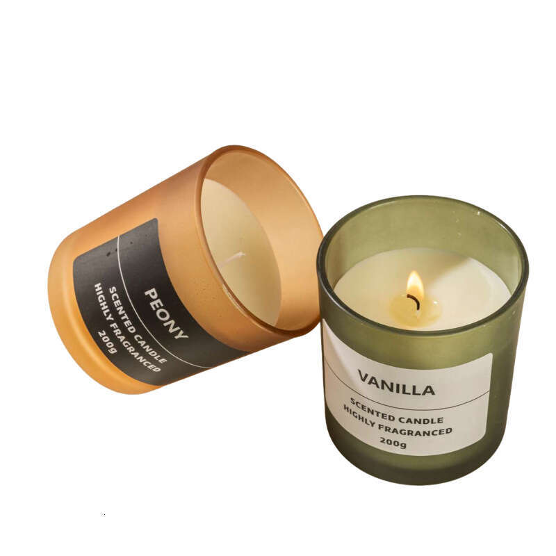 Aromatherapy Candle Cup-Shaped Soy Wax Ins Romantic Smokeless Home Bedroom Fragrance Ornament Wholesale W260303