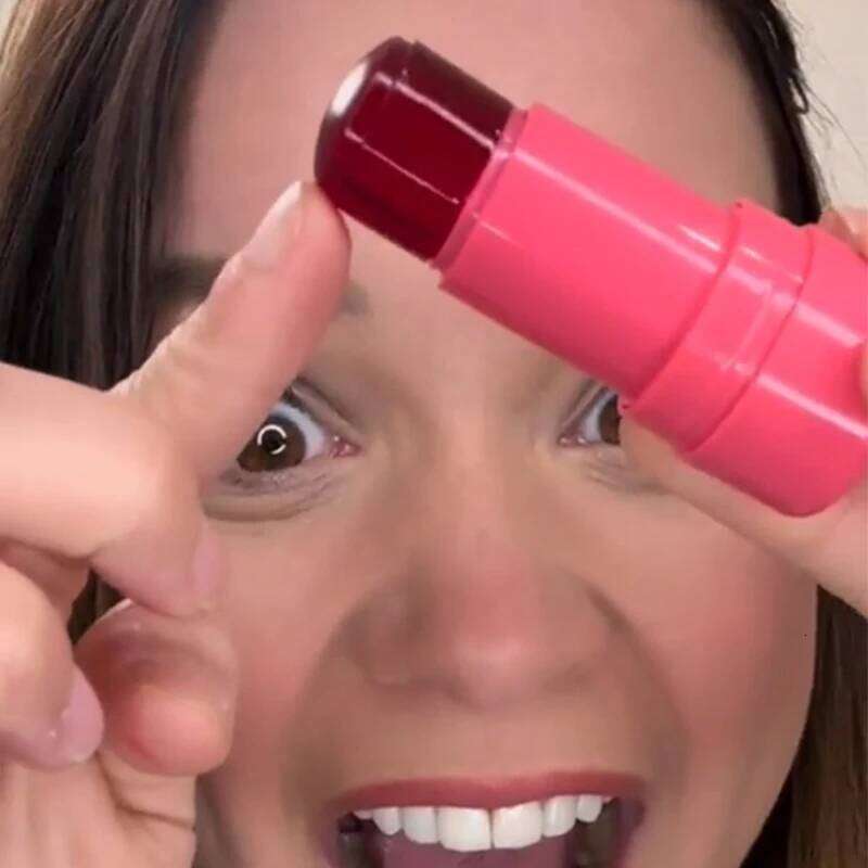 Jelly Lipstick Cheek Blush Stick Long Lasting Moisturized Blusher Sticker Lip Gloss Rouge Cream Facial Makeup Korean Cosmetics H260302