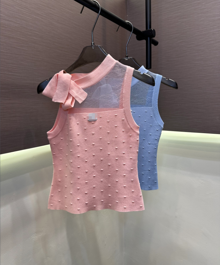 26 Women's Tank Top T-shirt Hollow Strap Craft Knitted Tank Top 3-03