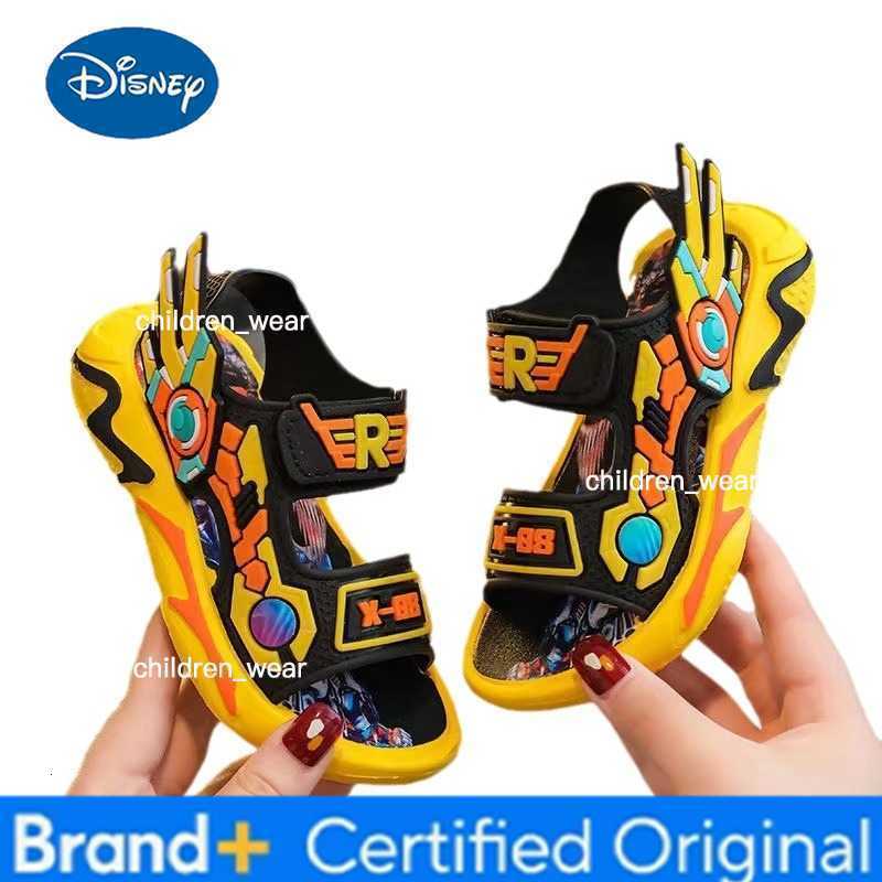 Disney Boys Sandals Summer Kids Shoes Toddler Baby Boys Sandals Infant Casual Beach Children Outdoor Black Shoes H260303