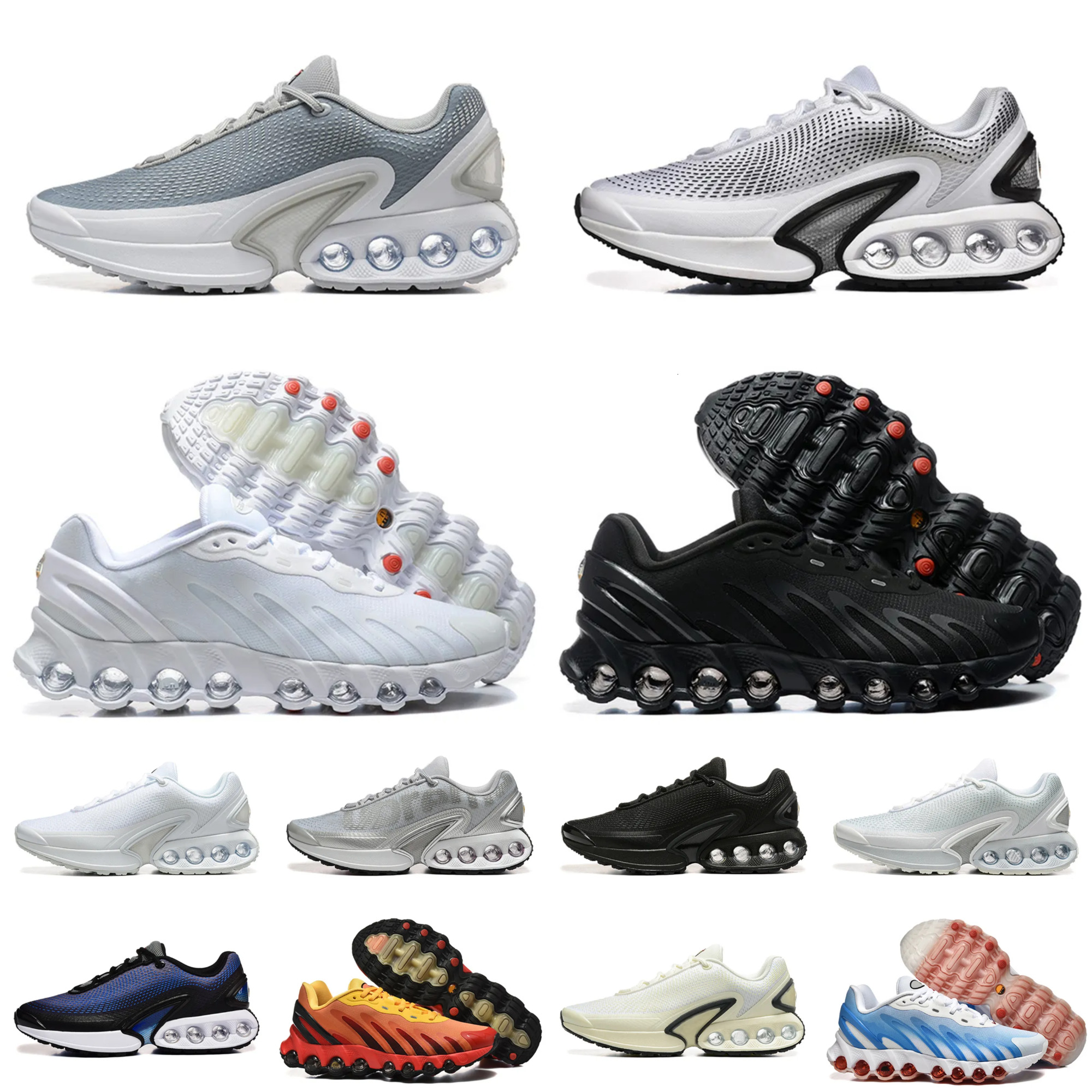 Trainers DN 8 Mens Womens Running Shoes Runners DN8 Black Volt Metallic Grey Cargo Khaki Red White Green Orange Tuned Tennis Sports Mesh Leather Air Cushion Sneakers