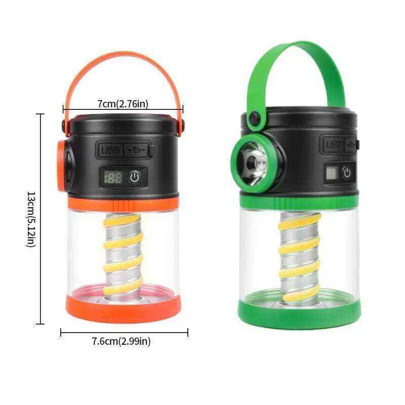 LY36 Long Battery Life Solar Tent Lantern USB Rechargeable Waterproof Outdoor Camping Atmosphere Light S260302