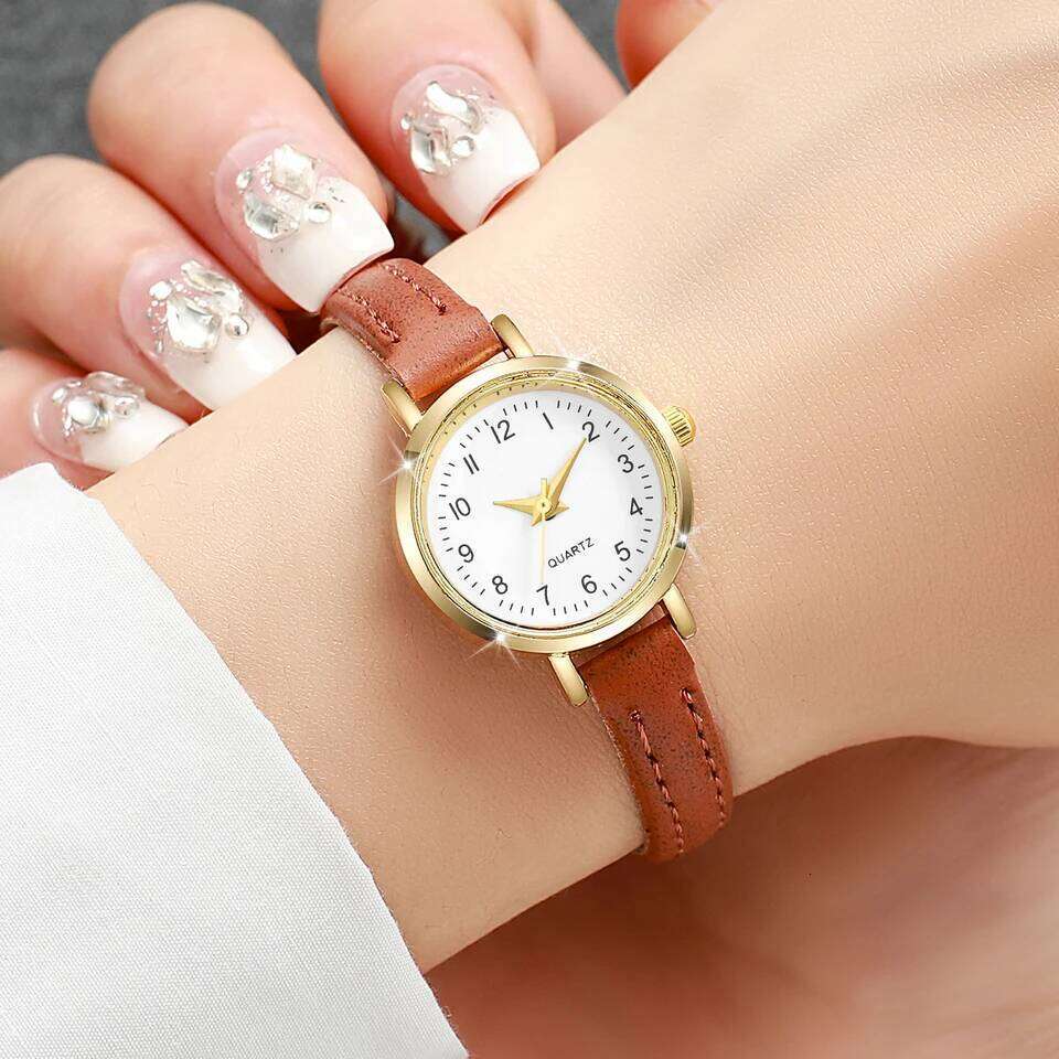 Women Watches Fashion Small Roma Dial Ladies Leather Band Quartz Watch Reloj Mujer Girls Clock Gift XJ260303