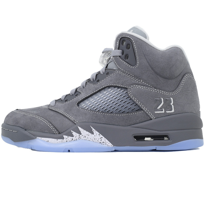 Wolf Grey 2026 PK Quality 5 Retro Shoes Medium Soft Pink Men Women Shoe Black Cat Grape Aqua Navy Green Raging Bull Wolf Grey Women Mens Sneakers Trainer Size us 4-13