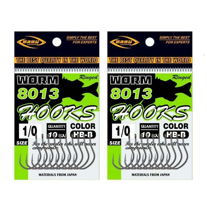 10Pcs Worm Hook Hooks Drop Shot Rig High Carbon Steel Freshwater Fishing for Bass Perch Catfish Z260228
