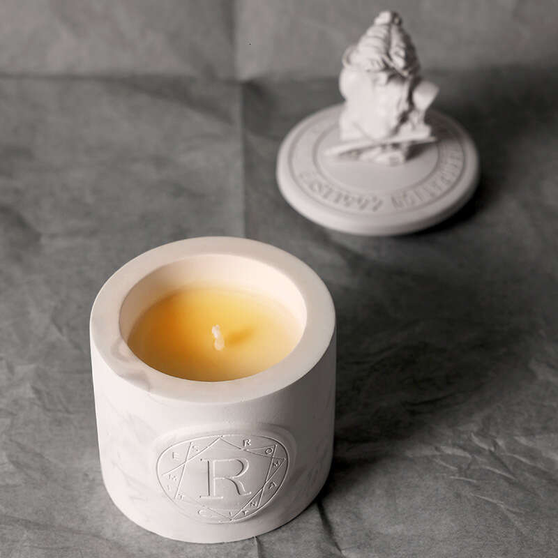 Statue Candle Essential Oil Soy Wax Aromatherapy Creative Plaster Fragrance Cup Diffuser Gift Box Wholesale W260303
