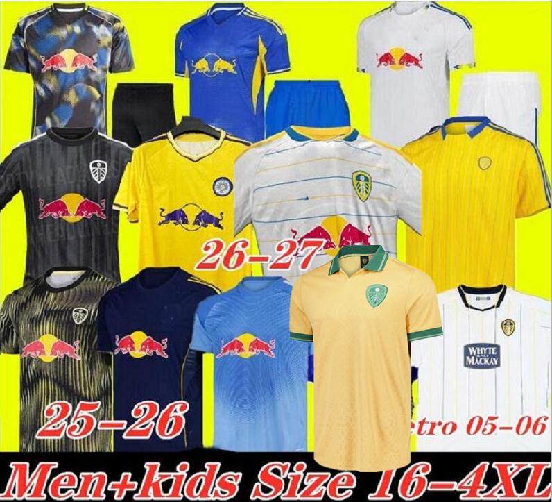 3XL 4XL 26 27 LeedS UniteddS fans player AMPADU Llorente leeds football shirt Soccer Jerseys STRUIJK RODON ROTHWELL BAMFORD PIROE AARONSON MATEO JOSEP Kids Kit