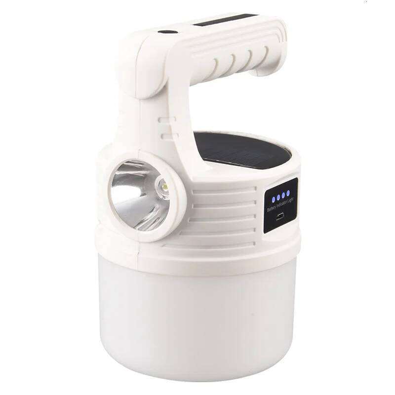 Rechargeable Portable Lanterns Solar Camping Lamp LED Emergency Autonomous Lighting Double Source Light Bulbs S260302