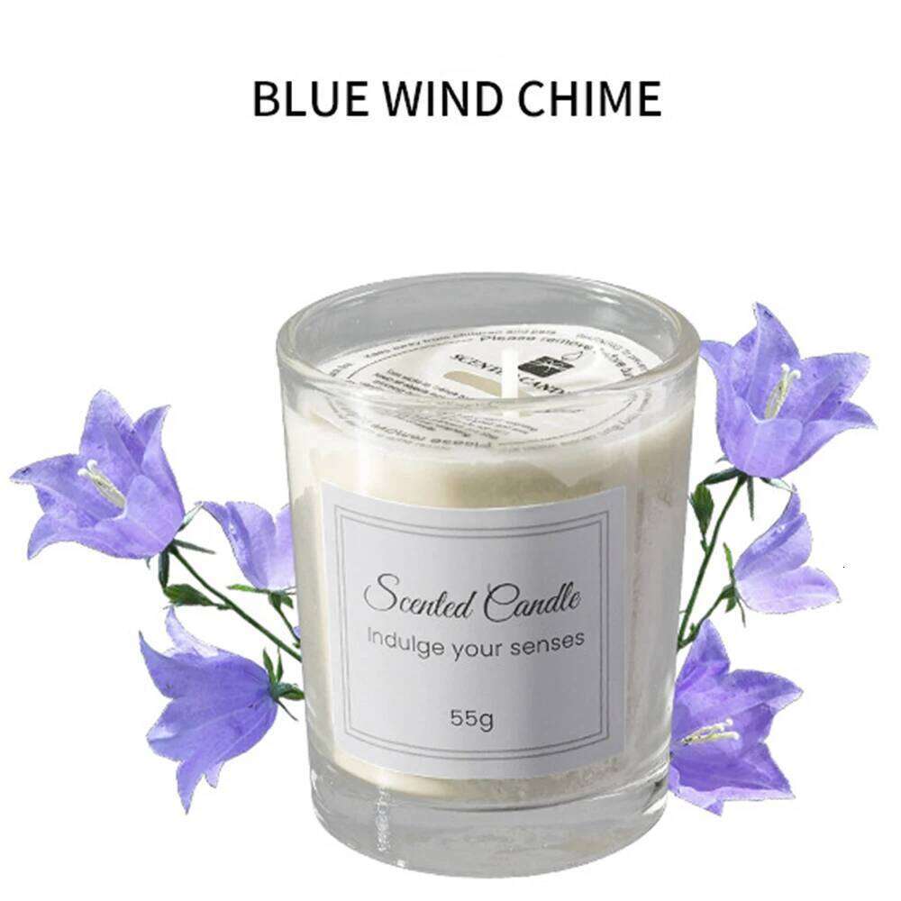 1pcs Premium Gift Box Comes with Glass Cup Smokeless Soy Wax Aromatherapy Candle Day Christmas Valentines W260303