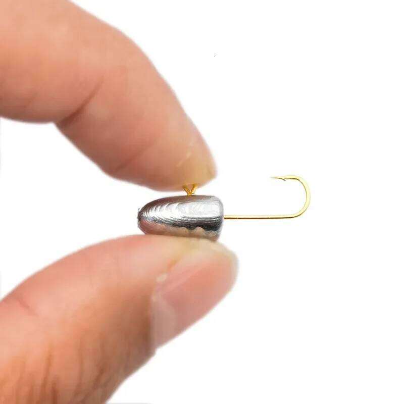 OUTKIT 10pcs Exposed Jig Head Rockfishing Hooks 3g Soft Bait Wom Mini Hook Fishing Tackle Z260228