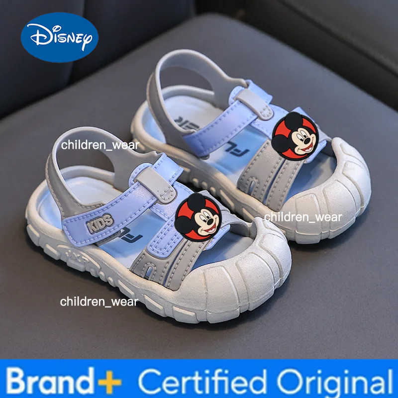 Disney Minnie Mouse Cartoon Beach Shoes Baby Toddler Shoes Summer New Children cartoon Sandals Mickey Mouse Casual Sandals H260303