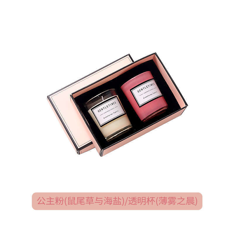 In Stock Wholesale European Romantic Soy Lamp Creative Valentine's Day Gift Box Fragrance Aromatherapy Candle Set W260303