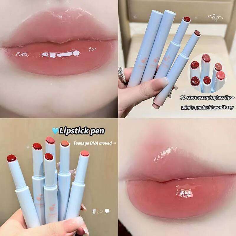 Mirror Glossy Lipstick Long Lasting Moisturizing Natural Plumper Makeup Plumping Lip Glaze Cosmetics Exfoliating for Lips H260302