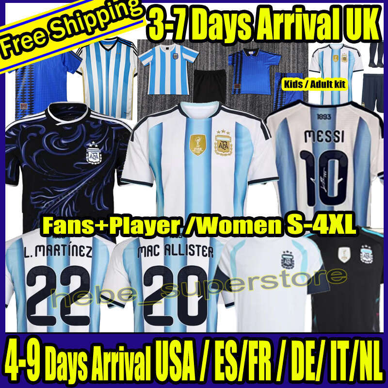 2026 2027 Argentinas soccer Jerseys MESSIS GARNACHO DE PAUL National Team MARTINEZ Fans Player versio Maradona Football Shirts SUAREZ Miamis FC Women men kids Kit
