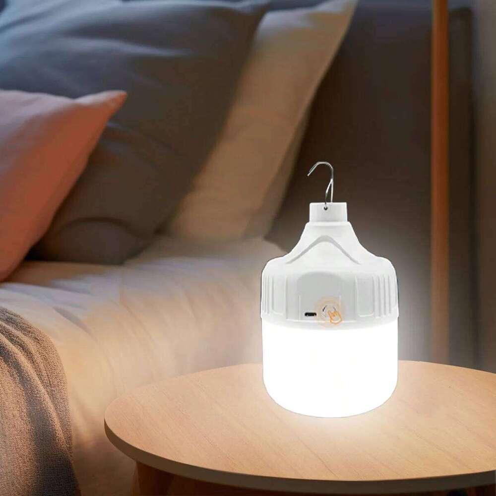Camping Light Emergency Night Lighting Flashlight Outdoor Picnic Hanging Pendant Tent Lamp 500mAh USB Rechargeable LED Bulb S260302