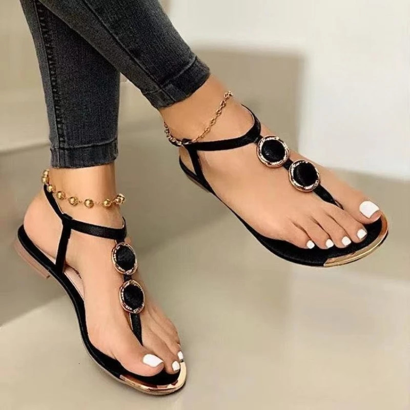 Summer Womens Snadals Outdoor Flip Flops Trend Women Flats Plus Size Women Shoes Sandalias De Mujer Verano 260228