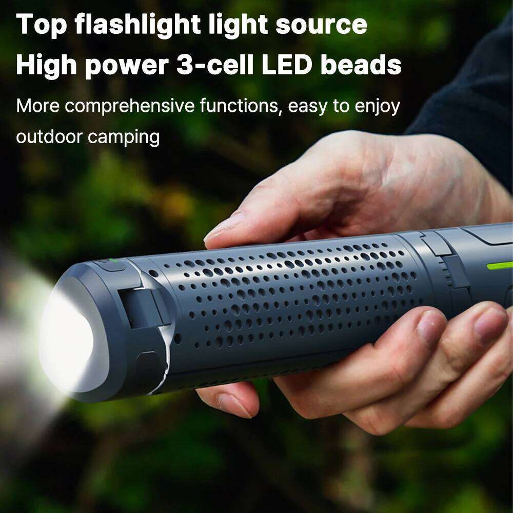 Rechargeable Outdoor Portable Hiking Fishing Flashlight Telescoping Lantern Telescopic Camping Light S260302