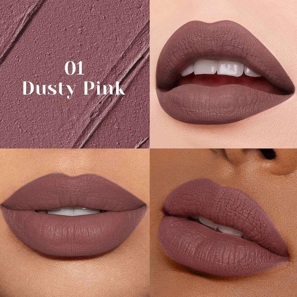 LACHAVA Matte Liquid Lip Mousse - 10 Nude Shades, Waterproof, Transfer-Proof & Non-Drying, Velvet Lipstick with Long Lasting Wea H260302