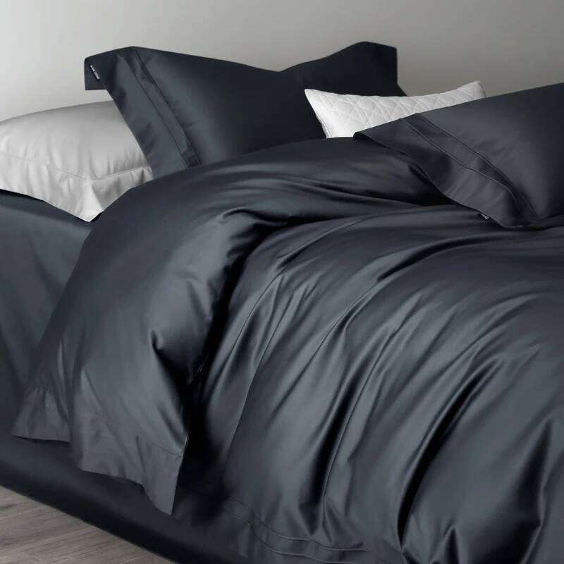 Customizable new 100S long-staple cotton four-piece led luxury master bedroom four-season bed sheet quilt cover W260302