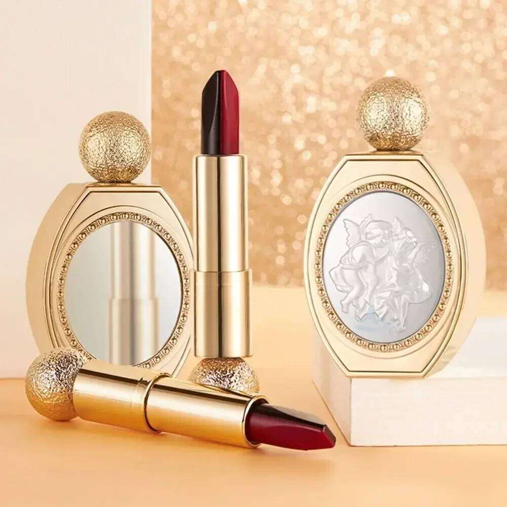 5 In 1 Velvet Mist Long-lasting Moisturize Lip Gloss Not Fading Non Stick Cup Matte Lipstick Cosmetics Makeup H260302