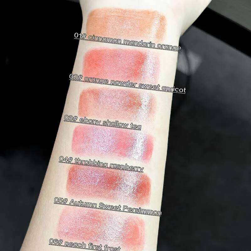 Cappvini 3-Pack Gummy Bear Mirror Lipstick Set Moisturizing Smooth Lip Gloss Easy to Apply Color-Enhancing H260302