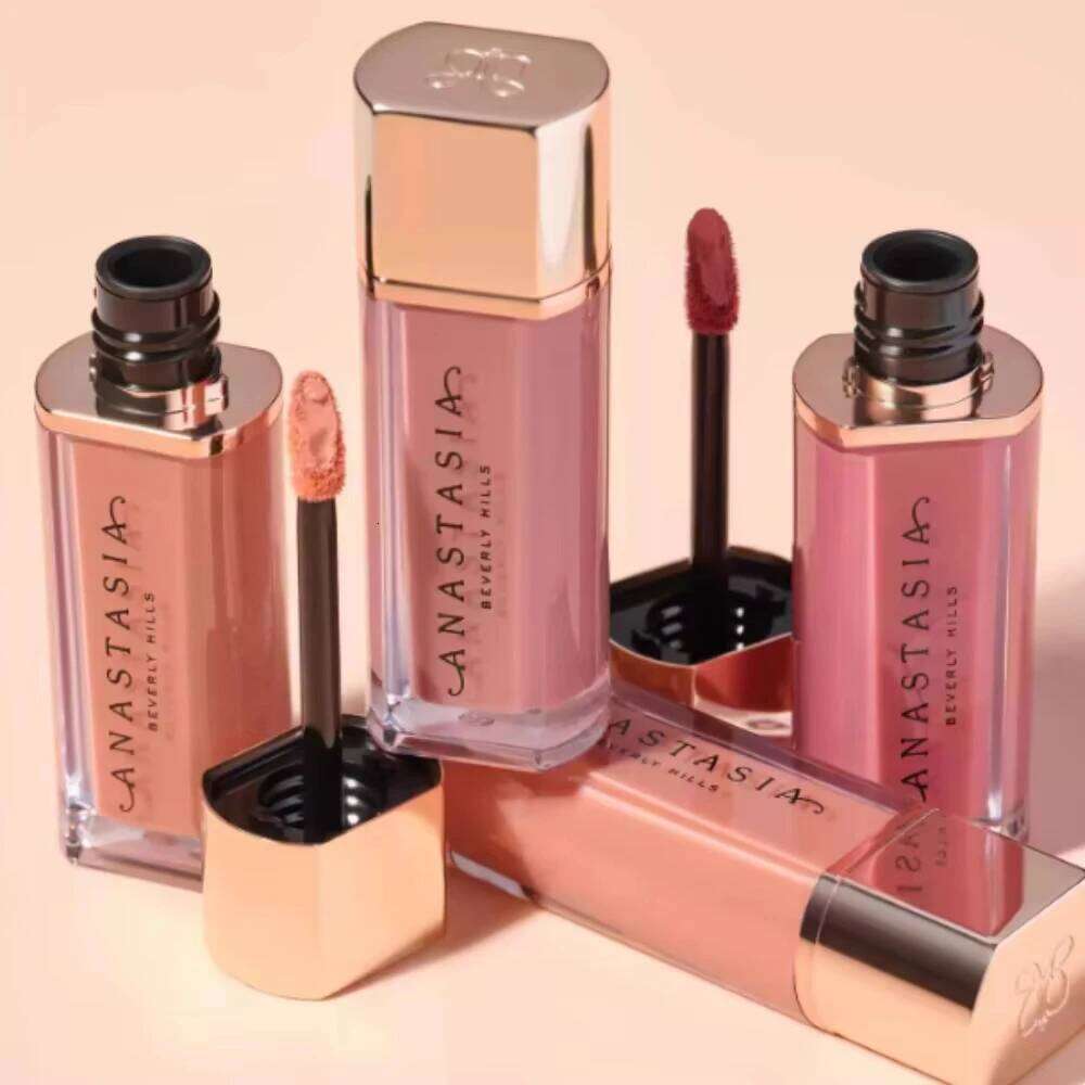 Korean ANASTASIA Transparent Brown Gloss Moisturizing Glossy Liquid Lipstick Water Light Glass Mirror Lip Glaze Long-lasting H260302
