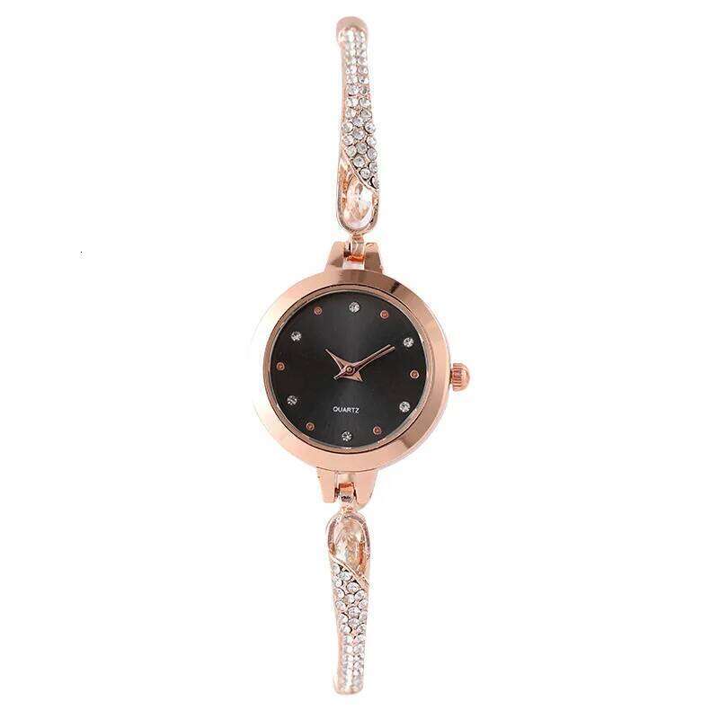 UTHAI V4 New Women's Quartz Watches Water Diamond Female's Wristwatch Small Dial Slim Adjustable Jewelry Girl Watch Bracelet XJ260303