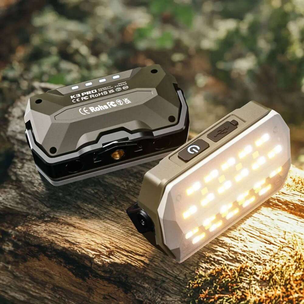 Portable Outdoor Camping Lantern Super Long 4000mAh Battery Rechargeable Emergency Strong Magnet Work Light for Repair S260302