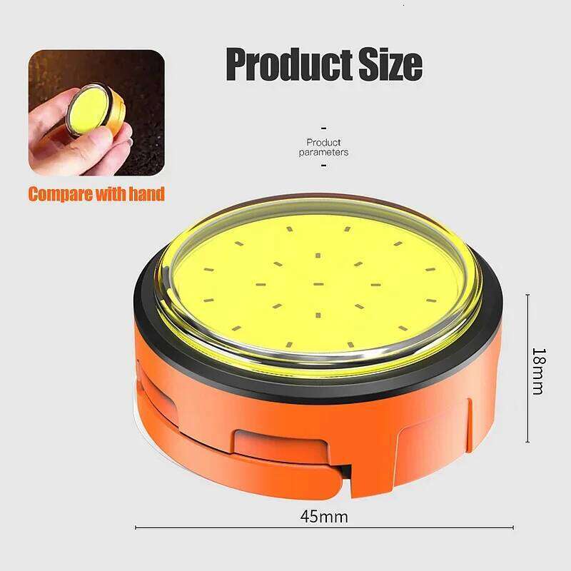 Super Bright COB Rechargeable Light Portable Magnetic Camping Lantern Flashlight for Outdoor Emergency Home & Multiduty Work S260302