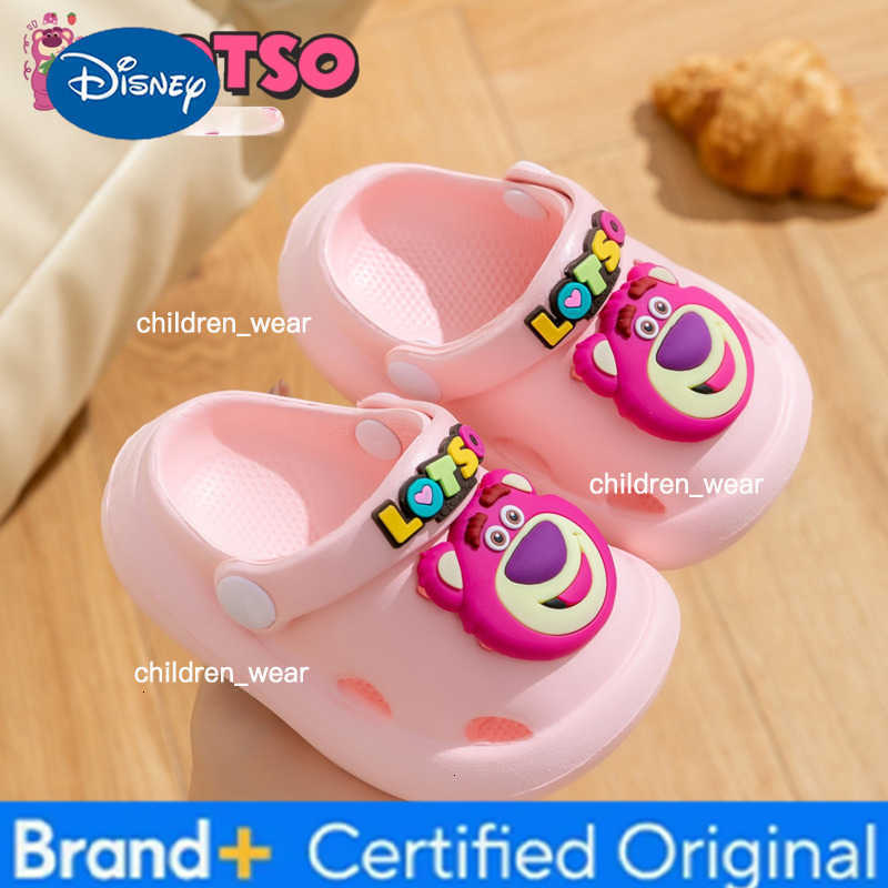 Disney KidsCasual Shoes Sandals EVA Beach Mickey Mouse shoes Summer Shoes For Children Anti-slip Blue Pink Shoes Size 28-39 H260303