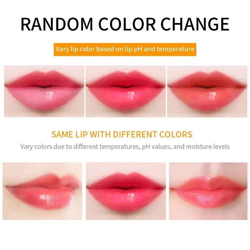 Moisturizing Magic Lip Balm Temperature Changing Color Lasting Nouritious Anti Aging Natural Lipstick Lips Care Makeup Comestic H260302