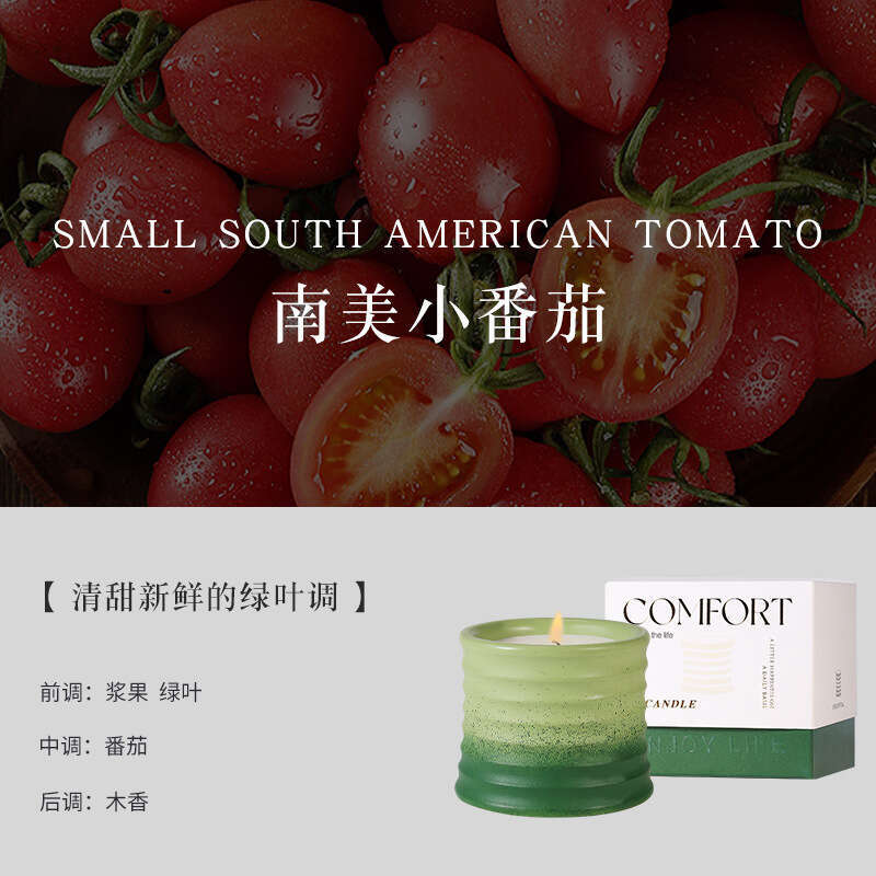 Aromatherapy Candle Simple Ceramic Bedroom Living Room Decoration Smokeless Fragrance Creative High-Value Soy Wax One-Piece Dropshipping W260303