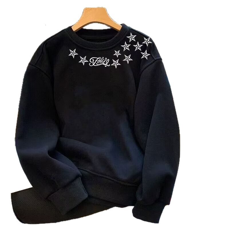 Luxury Brand Designer Clothes European Style Men's Sweatshirt Trendy Brand Printed Crew Neck Sweatshirt Men's Ins Trend Autumn Winter New Sl