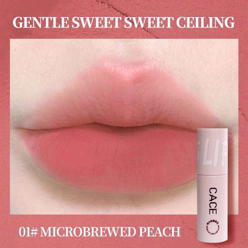 CACE Matte Mist Velvet Nude Liquid Lipstick Waterproof Lasting Lipgloss Non-stick Cup Sexy Tint Korean Cosmetics Lip Mud H260302