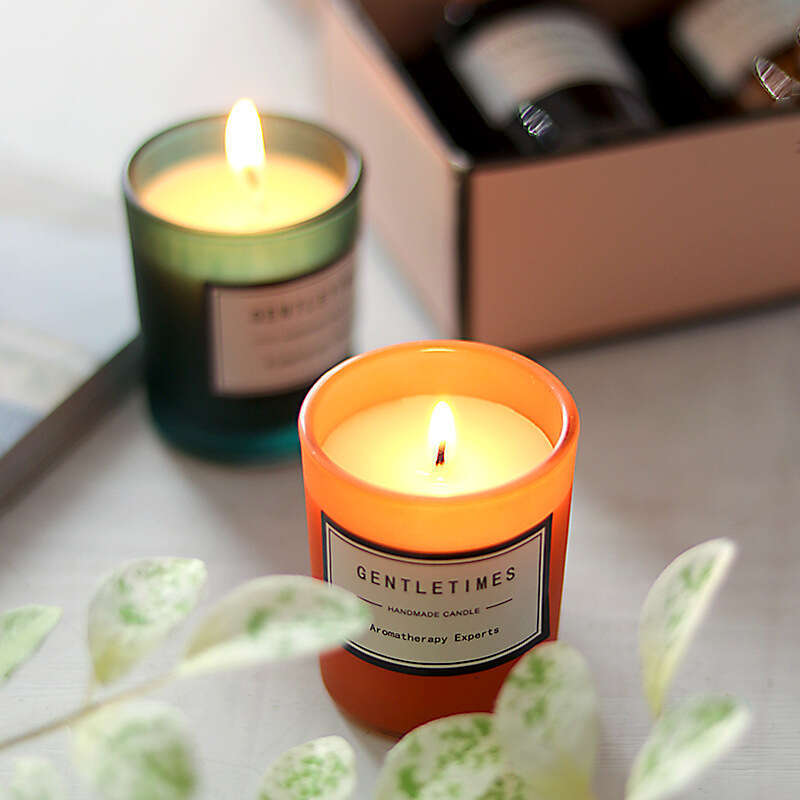In Stock Wholesale European Romantic Soy Lamp Creative Valentine's Day Gift Box Fragrance Aromatherapy Candle Set W260303