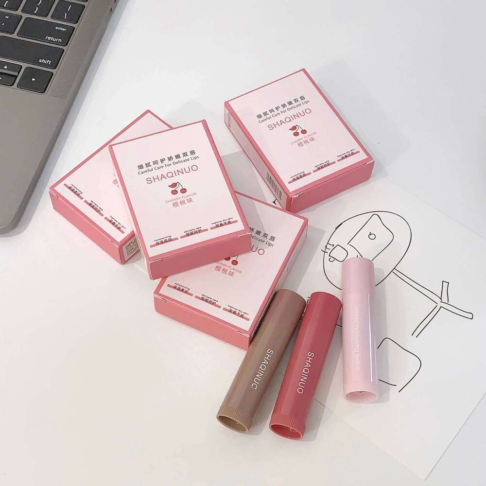 3pcs Moisturizing Lipstick Set Hydrating Tinted Balm Soft Tender Lip Dryness Improvement Plumping And Smooth Variety H260302