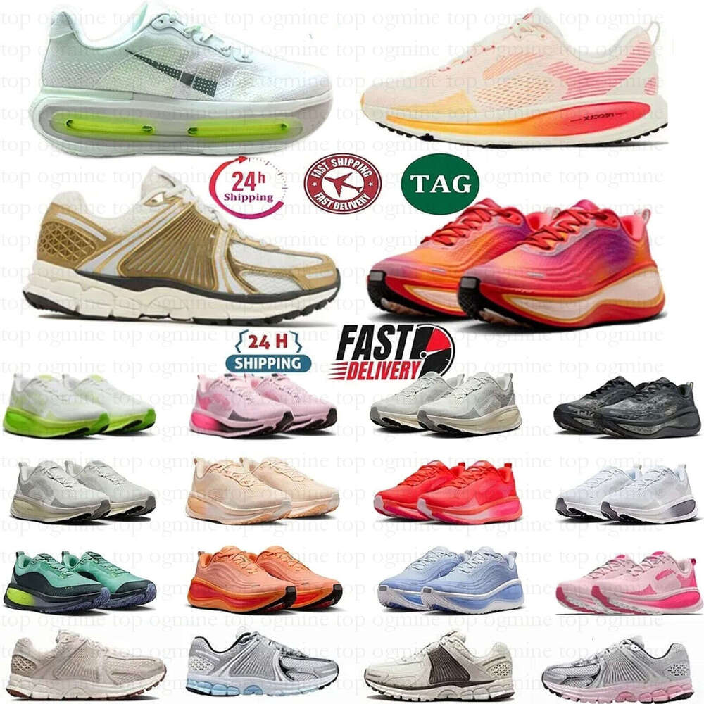 Top Vomeros 5 Premium Men Sneakers Vomero 18 Plus Women Running Shoes Designer Trainers Gold Silver Metallic Grey Cream Pink Triple Black White Outdoor Sneakers
