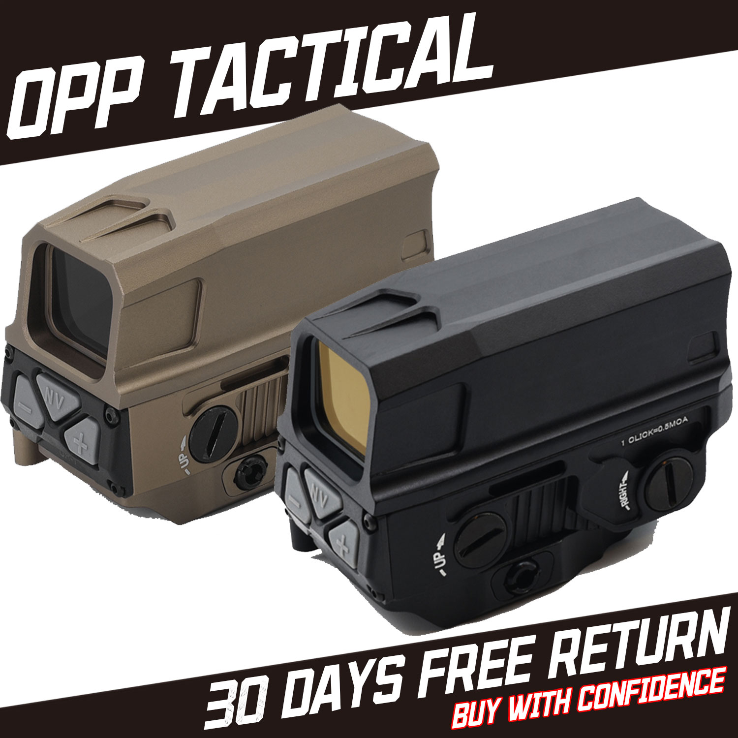 2026 New UH-1 Gen II Red Dot Holographic Sight EBR-CQB Reticle By EvolutionGear