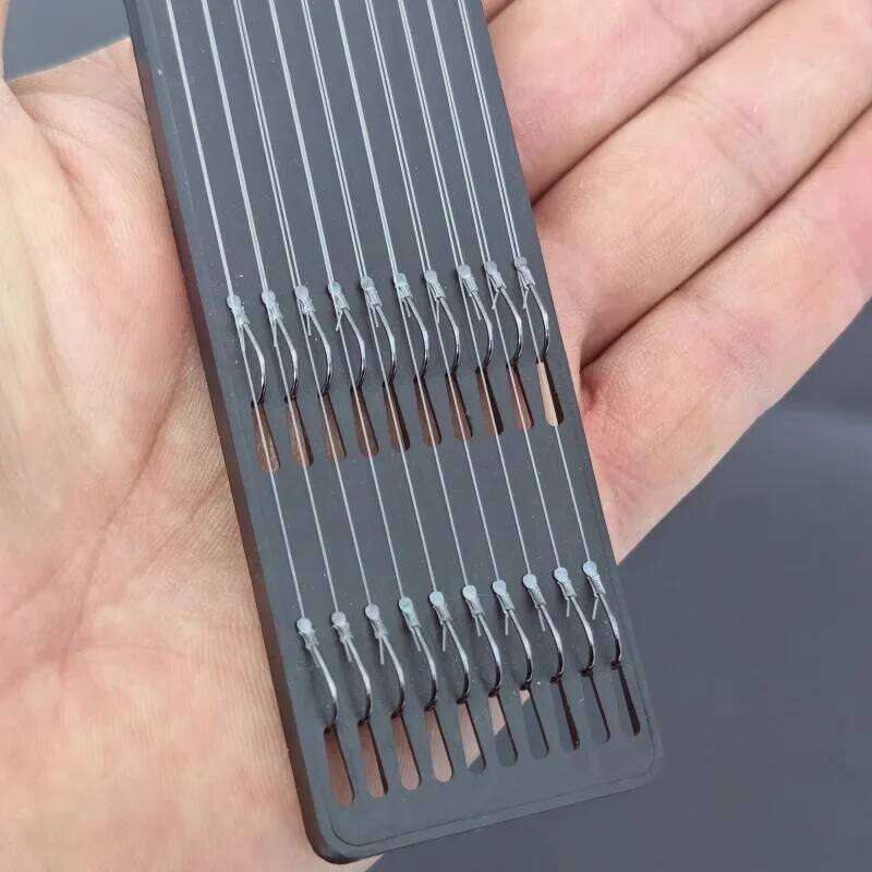 10pcs/set Double Line High Strength and Fishing Accessories Thread Swivels with Hooks Kit Z260228