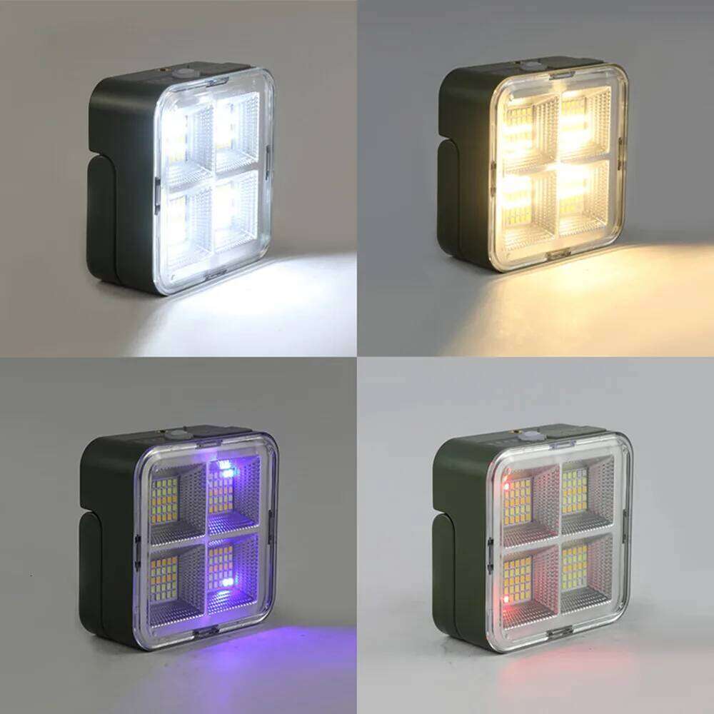 Powerful Solar LED Light Outdoor Type-C Charging Multi Level Lighting Mode Camping Tent Flashlight Portable Lamp S260302