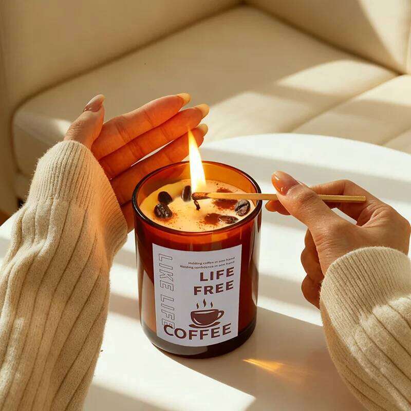 Charcoal-grilled Coffee, Cigars, Scented Candles, Smokeless Soy Jars, Wax Ornaments, Niche High-end Creative Souvenirs W260303